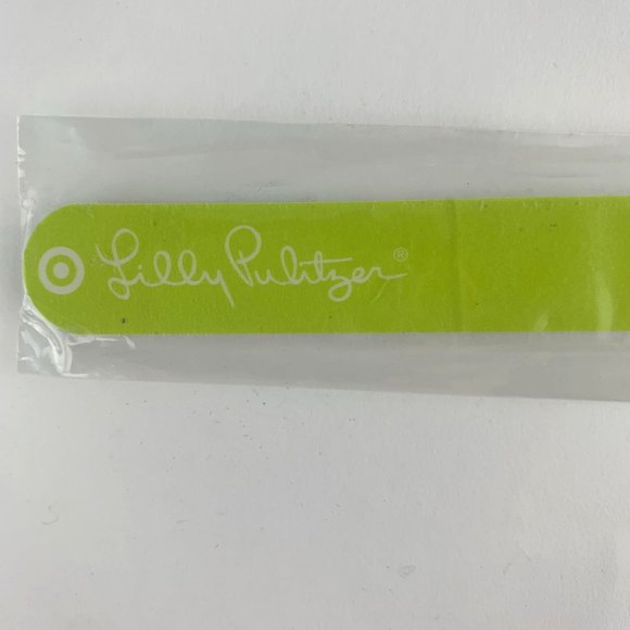 Lilly Pulitzer x Target Nail File Emery Board Set of 2 Nosey Posey & My Fans NEW - Picture 5 of 8